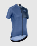 Assos UMA GT Short Sleeve Jersey C2 EVO Stahlstern Women - stone blue