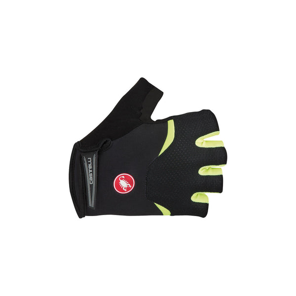 Castelli 2018 unisex arenberg gel cycling  glove black/yellow fluo (4515025-321)