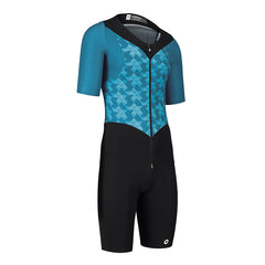 Assos TRIATOR Short Sleeve Speedsuit - adamant blue Men's