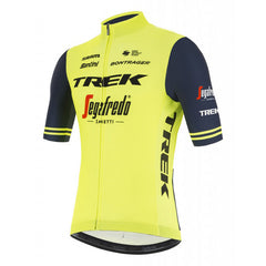 Santini Trek Segafredo 2021 Fan Line cycling jersey Yellow